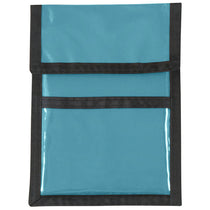 Hit Turquoise Nylon Neck Wallet Badge Holder