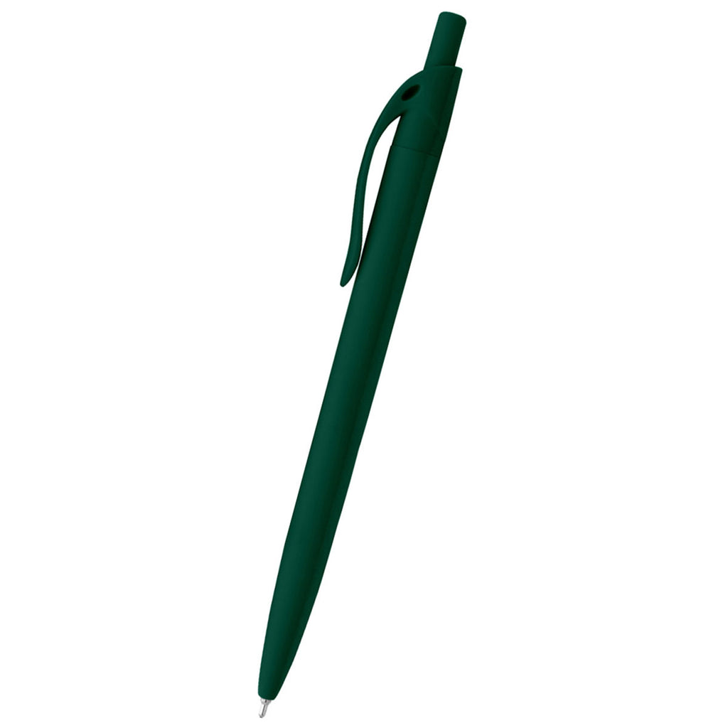 Sleek Write Forest Green Rubberized Pen