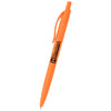 Sleek Write Orange Rubberized Pen