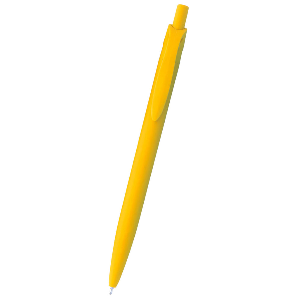 Sleek Write Yellow Rubberized Pen