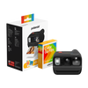 Polaroid Black Go Generation 3 Instant Camera + Color Film Bundle