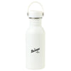 48-Hour Gemline White Arlo Classics Stainless Steel Hydration Bottle - 17 Oz.