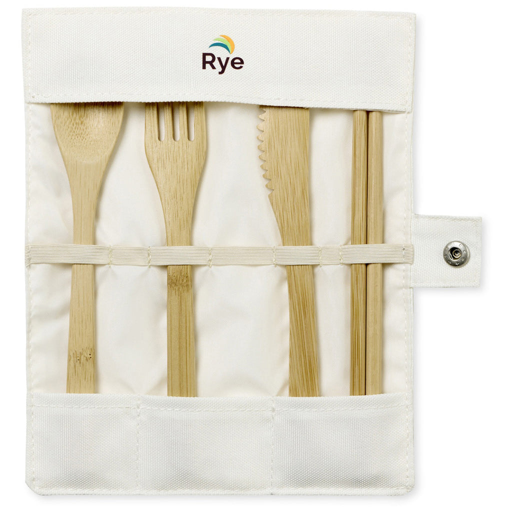 Gemline Natural Zero-Waste Bamboo Utensil Kit