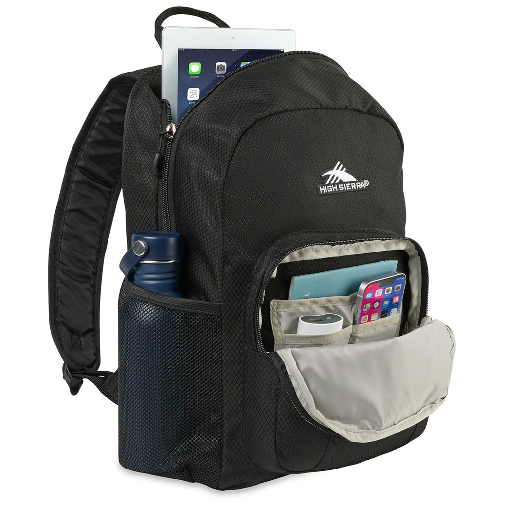 High Sierra Black Pilsen Backpack