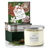 Gemline White Stonewall Home for the Holidays Candle with Gift Box