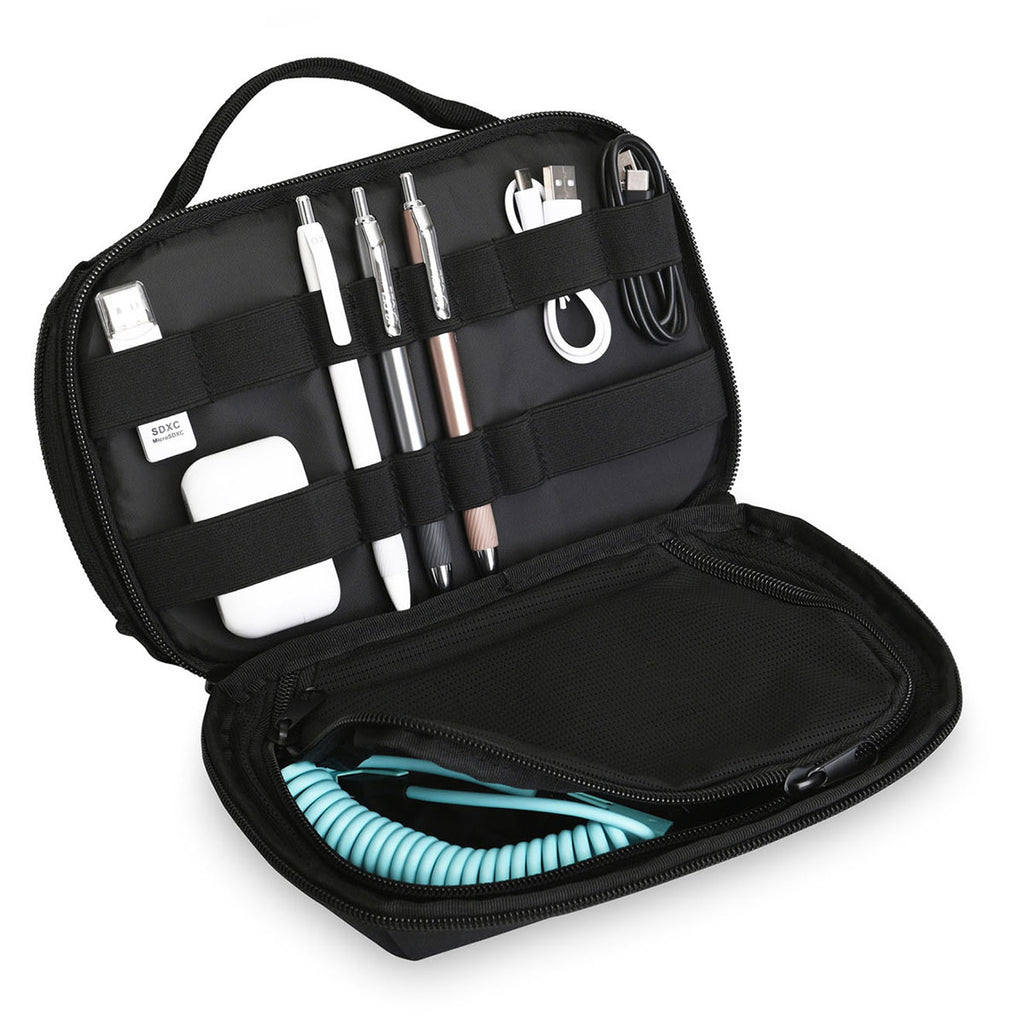 Gemline Black Newton Structured Tech Organizer