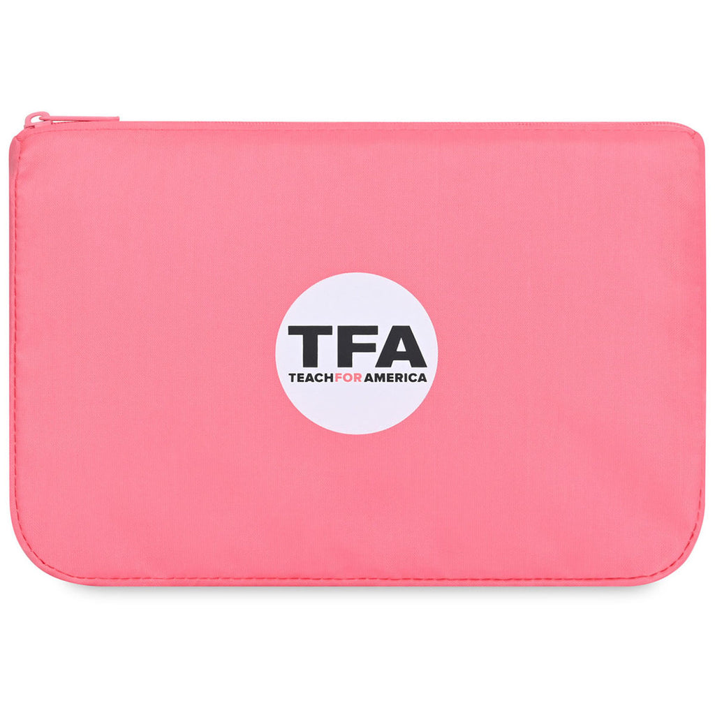 Gemline Pink Arlo rPET Zippered Pouch