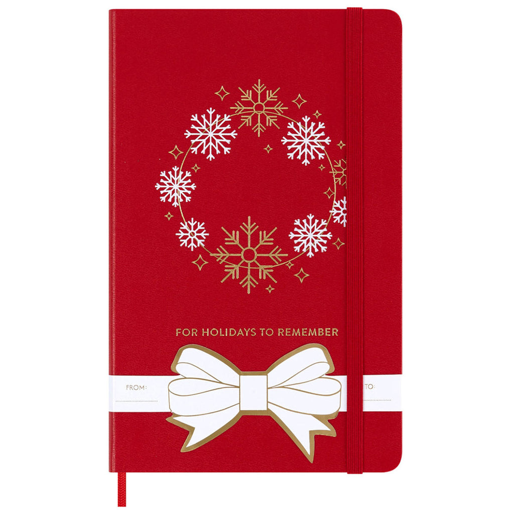 Moleskine Scarlet Red Hard Cover Holiday Notebook Gift Set