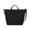 Gemline Black Recycled Cotton Weekender Tote - AWARE
