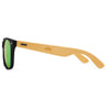Gemline Green CapeShades Recycled Bamboo Sunglasses Black Frame
