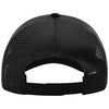 Richardson Black Garment Washed Trucker
