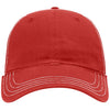 Richardson Red/White Garment Washed Trucker