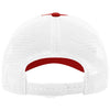 Richardson Red/White Garment Washed Trucker