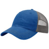 Richardson Royal/Charcoal Garment Washed Trucker
