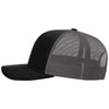 Richardson Black/Charcoal Trucker Cap