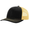 Richardson Black/Vegas Gold Trucker Cap