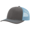 Richardson Charcoal/Columbia Blue Trucker Cap