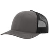 Richardson Charcoal/Black Trucker Cap