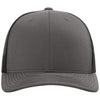 Richardson Charcoal/Black Trucker Cap