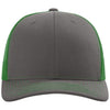 Richardson Charcoal/Kelly Trucker Cap