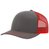 Richardson Charcoal/Red Trucker Cap