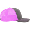 Richardson Charcoal/Neon Pink Trucker Cap