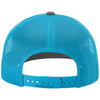 Richardson Charcoal/Neon Blue Trucker Cap