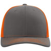 Richardson Charcoal/Orange Trucker Cap