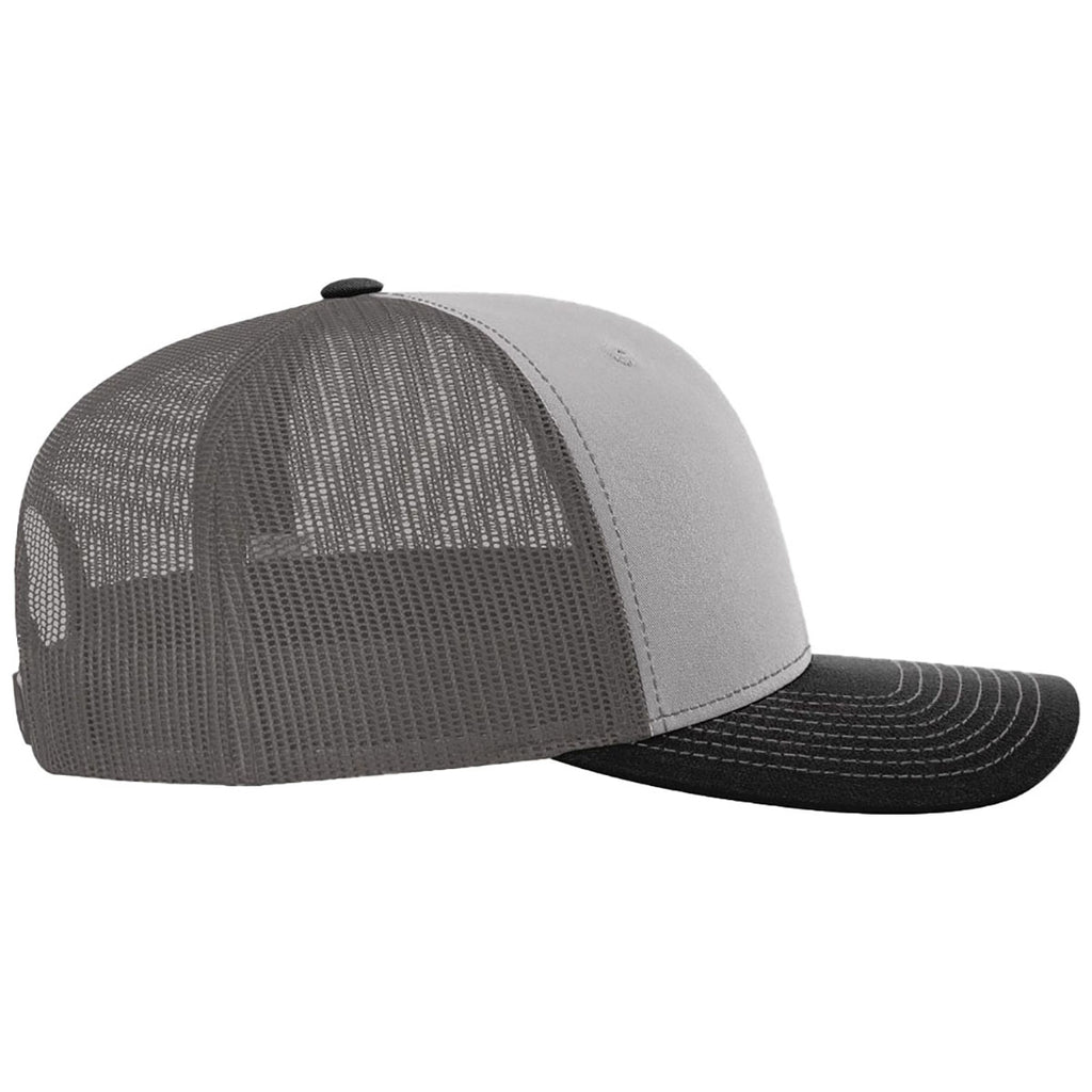 Richardson Grey/Charcoal/Black Trucker Cap