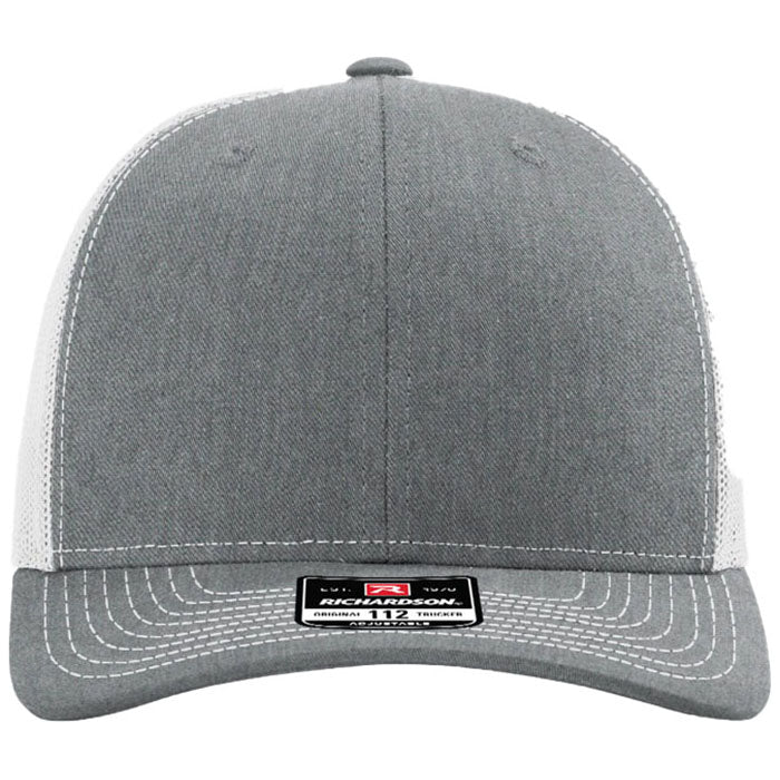 Richardson Heather Grey/Light Grey Trucker Cap