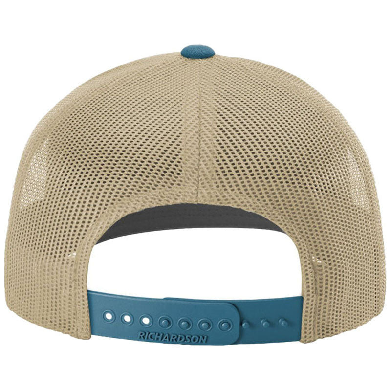 Richardson Khaki/Khaki/Legion Blue Trucker Cap