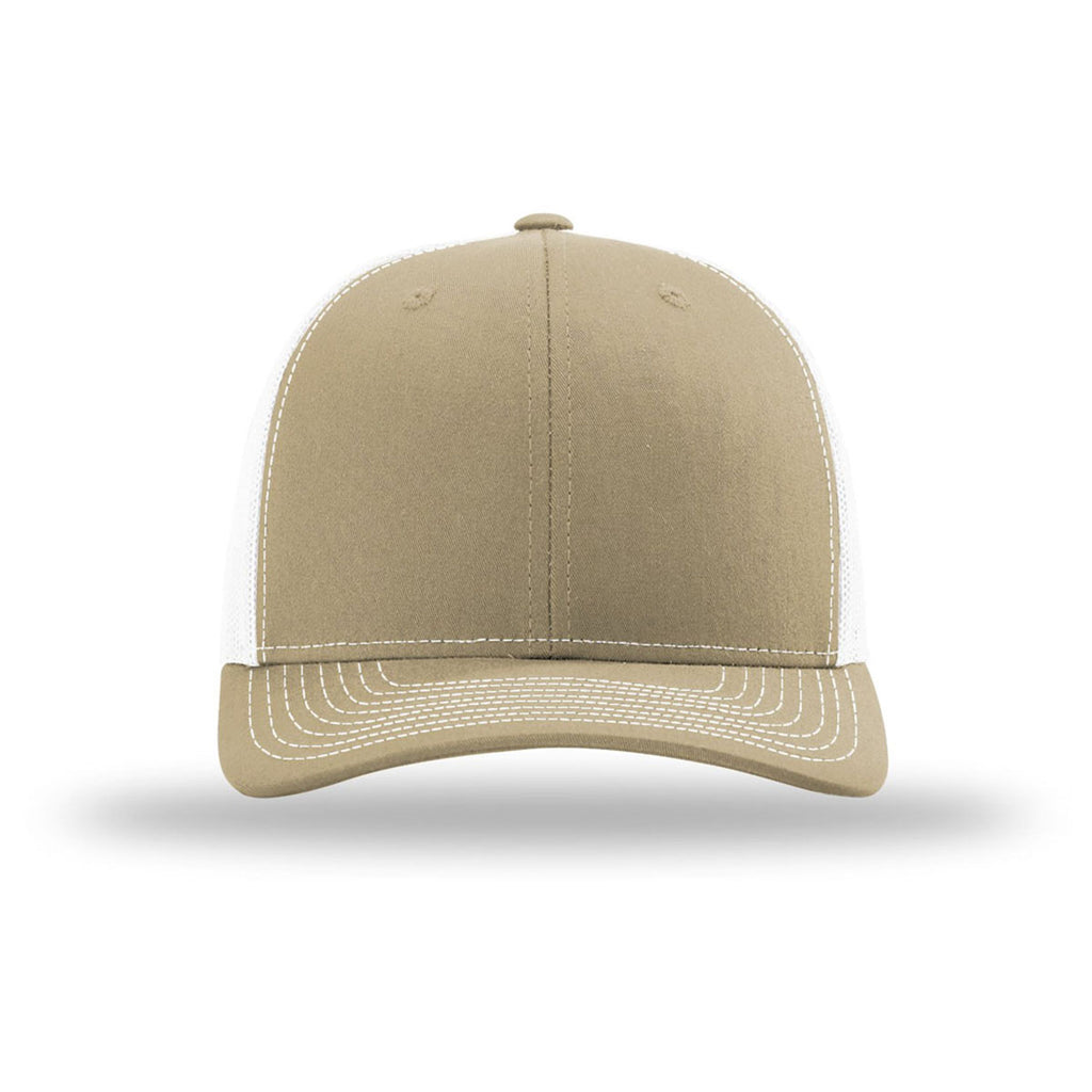 Richardson Khaki/White Trucker Cap