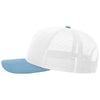 Richardson White/White/Columbia Blue Trucker Cap