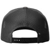 Richardson Charcoal/Black Five-Panel Trucker