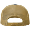 Richardson Heather Grey/Amber Gold Five-Panel Trucker