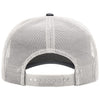 Richardson Charcoal/Ice Grey Five-Panel Champ Trucker