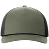 Richardson Loden/Black/Black Five-Panel with Rope