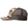 Richardson Desert Camo/Brown Printed Five-Panel Trucker