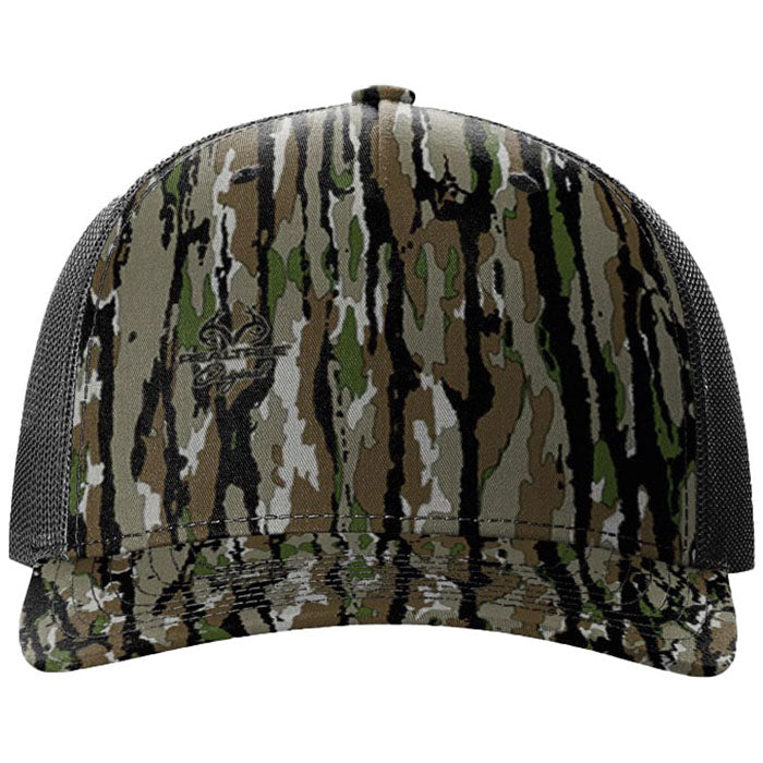 Richardson Realtree Original/Black Printed Five-Panel Trucker