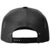 Richardson Sable Duck Camo/Black Printed Five-Panel Trucker