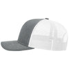 Richardson Heather Grey/White 112+ R-Flex Adjustable Trucker