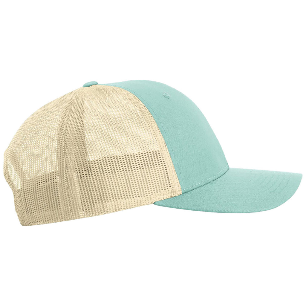 Richardson Aruba Blue/Birch Low Pro Trucker