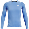Under Armour Men's Carolina Blue/White HeatGear Armour Long Sleeve Shirt