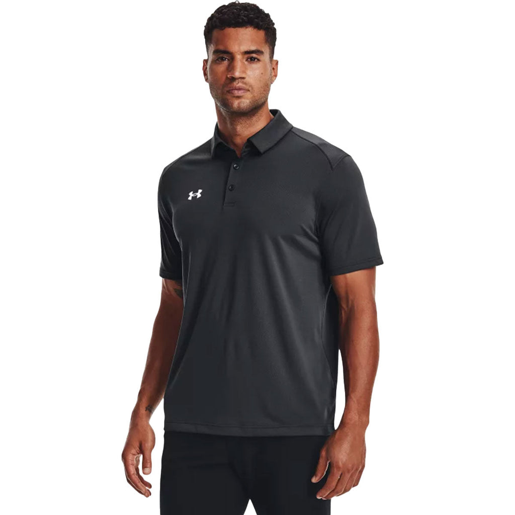 48-Hour Under Armour Men's Stealth Grey Tech Team Polo