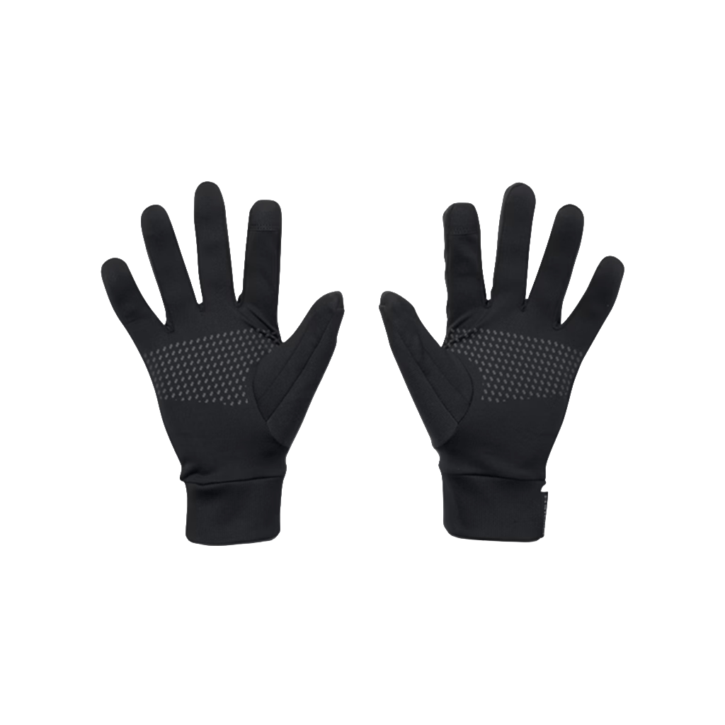 Under Armour Men's Black/Pitch Gray Storm Run Liner Gloves