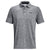 Under Armour Men's Black/White Light Heather Playoff 3.0 Polo