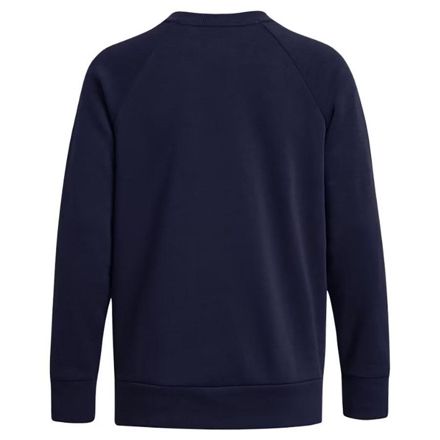 Under Armour Women's Midnight Navy/White Rival Fleece Crew