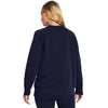 Under Armour Women's Midnight Navy/White Rival Fleece Crew