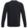 Under Armour Men's Black/White Rival Fleece Crew