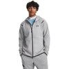 Under Armour Men's Mod Grey/Black Unstoppable Fleece Full-Zip